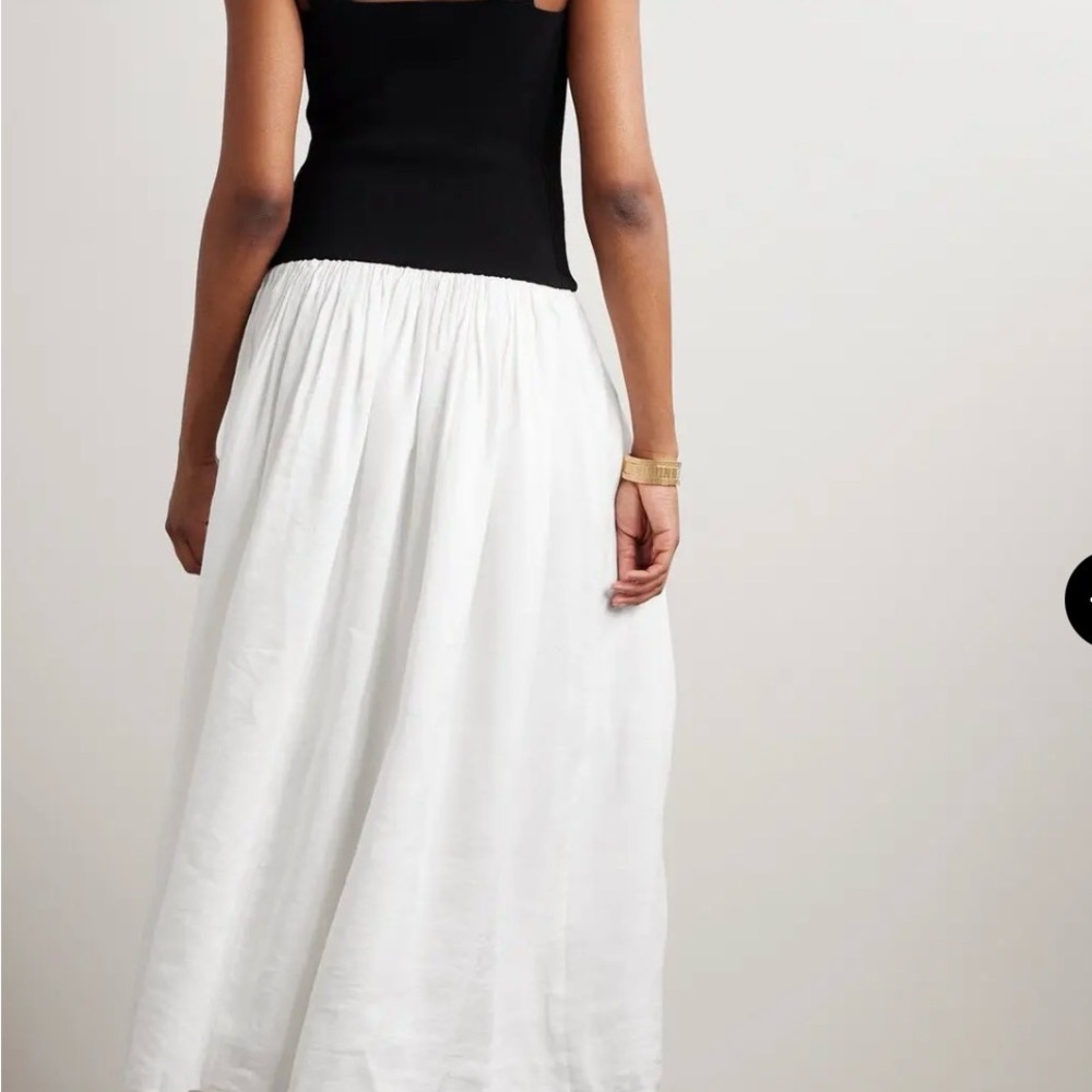 La Ligne Black and White Midi Dress -Small - Picture 6 of 14